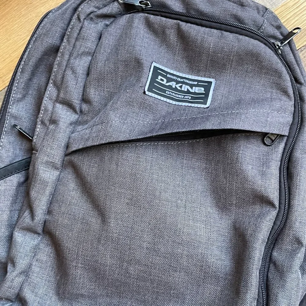 Dakine Campus Gray Laptop Backpack Travel School Book Bag Organizer